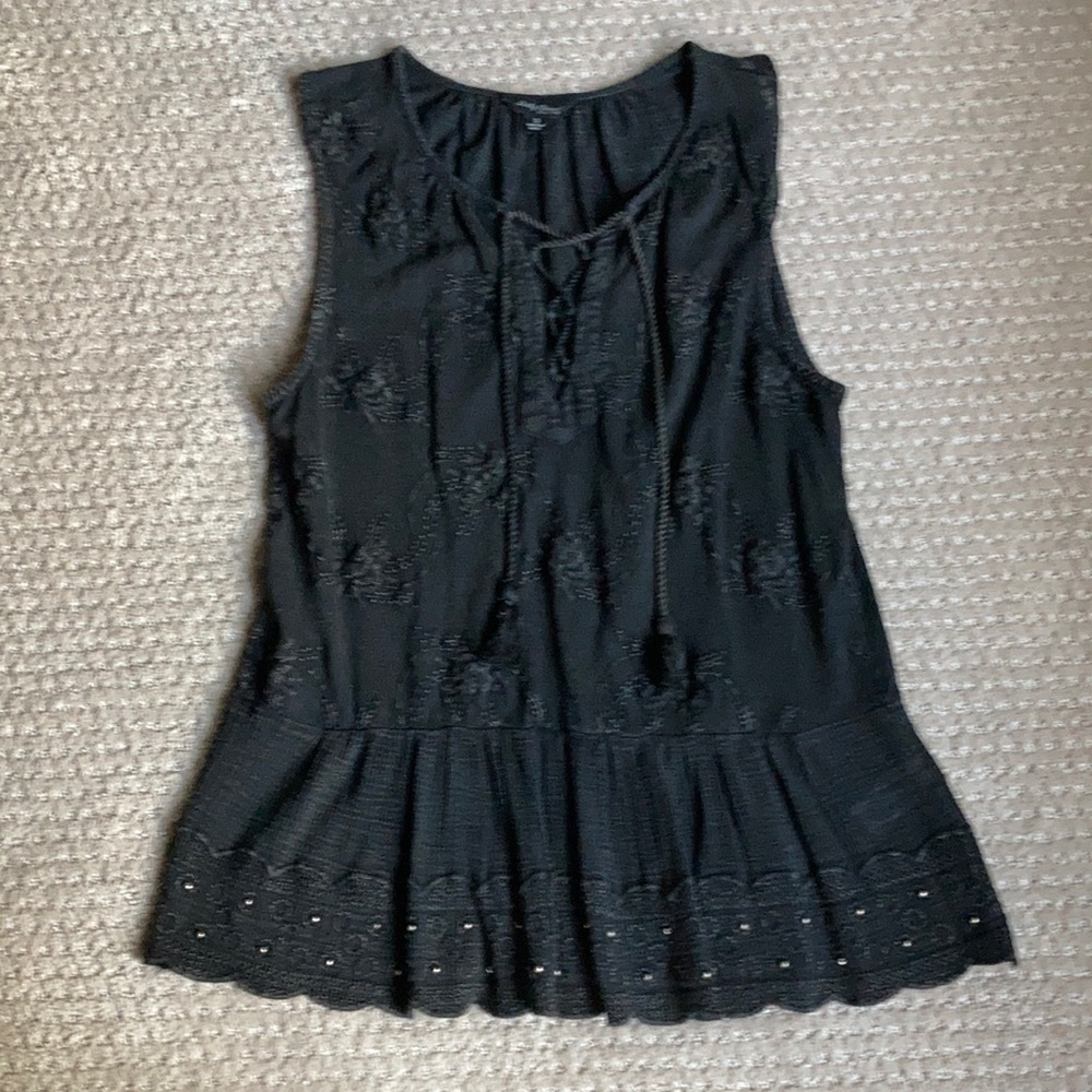 Gently worn small Lucky Brand lace up shirt